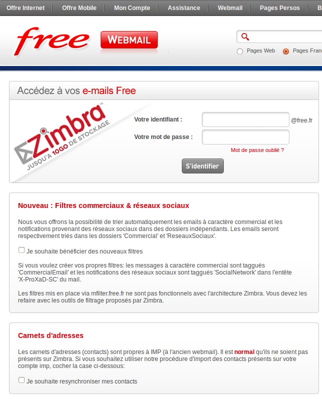 zimbra.free.fr